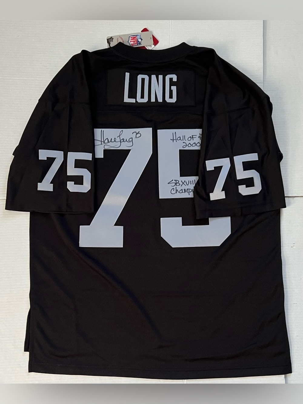 Los Angeles Raiders Howie Long Hof 2000 Signed Mitchell & Ness Jersey Super Bowl